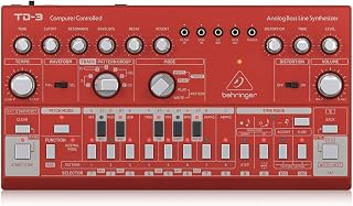 Behringer TD-3-RD Analog Bass Line Synthesizer - Red