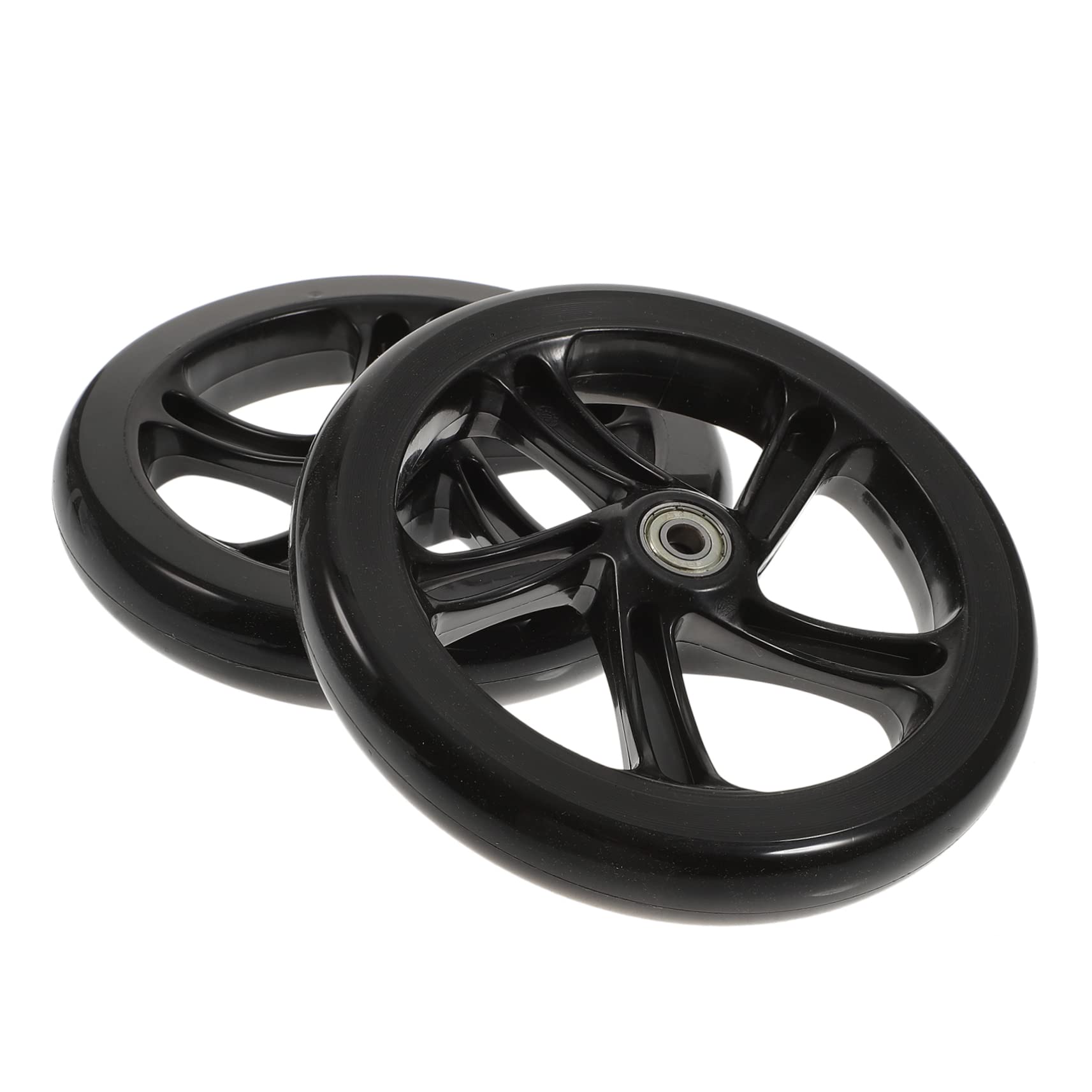 Ersatzräder für Roller 180mm aus Pu mit Kugellagern, 2 Stück