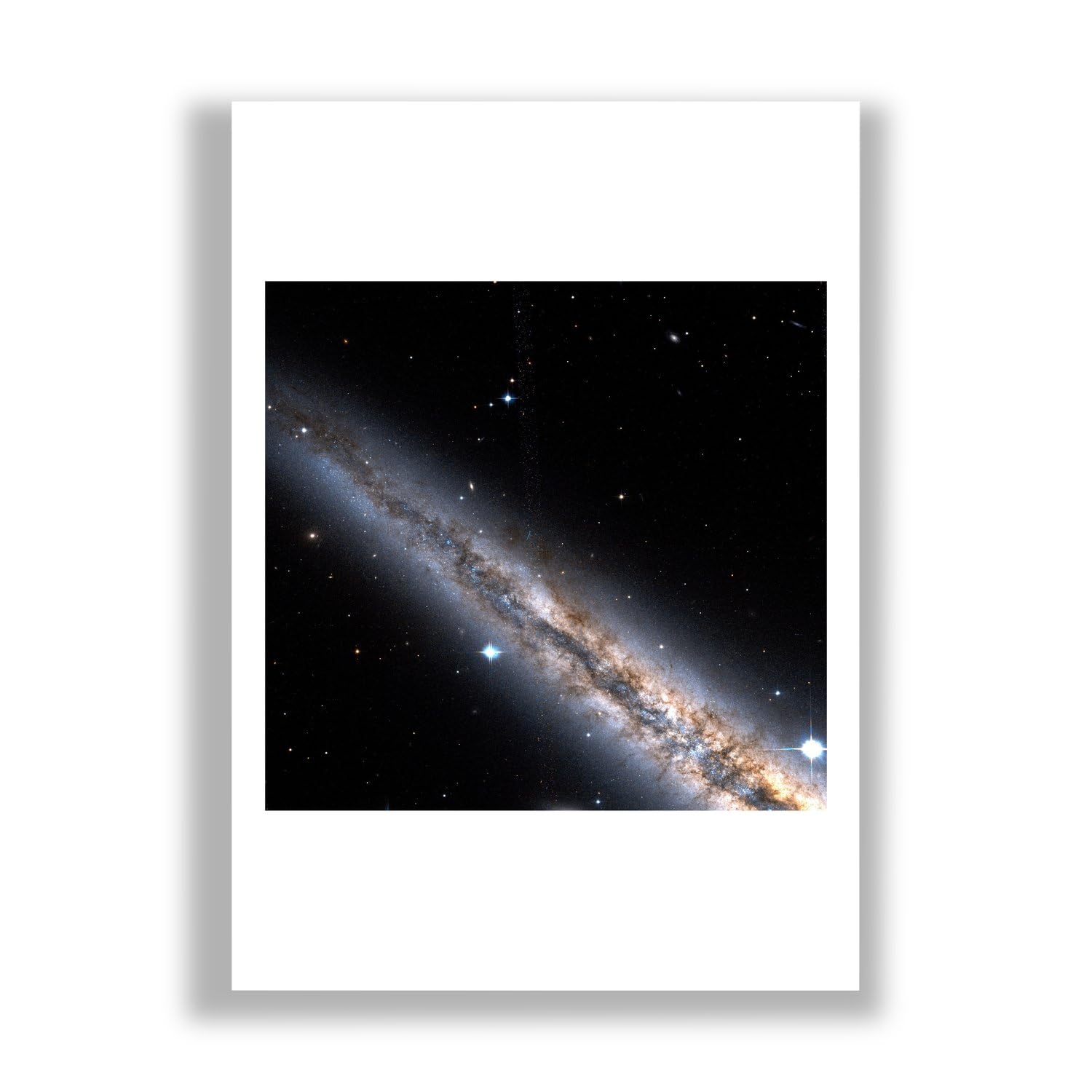 Impression d'art NGC 891 Hubble pour grand mur vide - 7