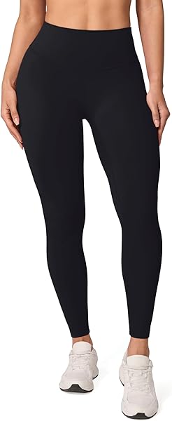 UNISSU Hugluxe Invisculpt No Front Seam High Waisted Yoga Leggings for Women Buttery Soft Comfy Casual Workout Pants - 25''