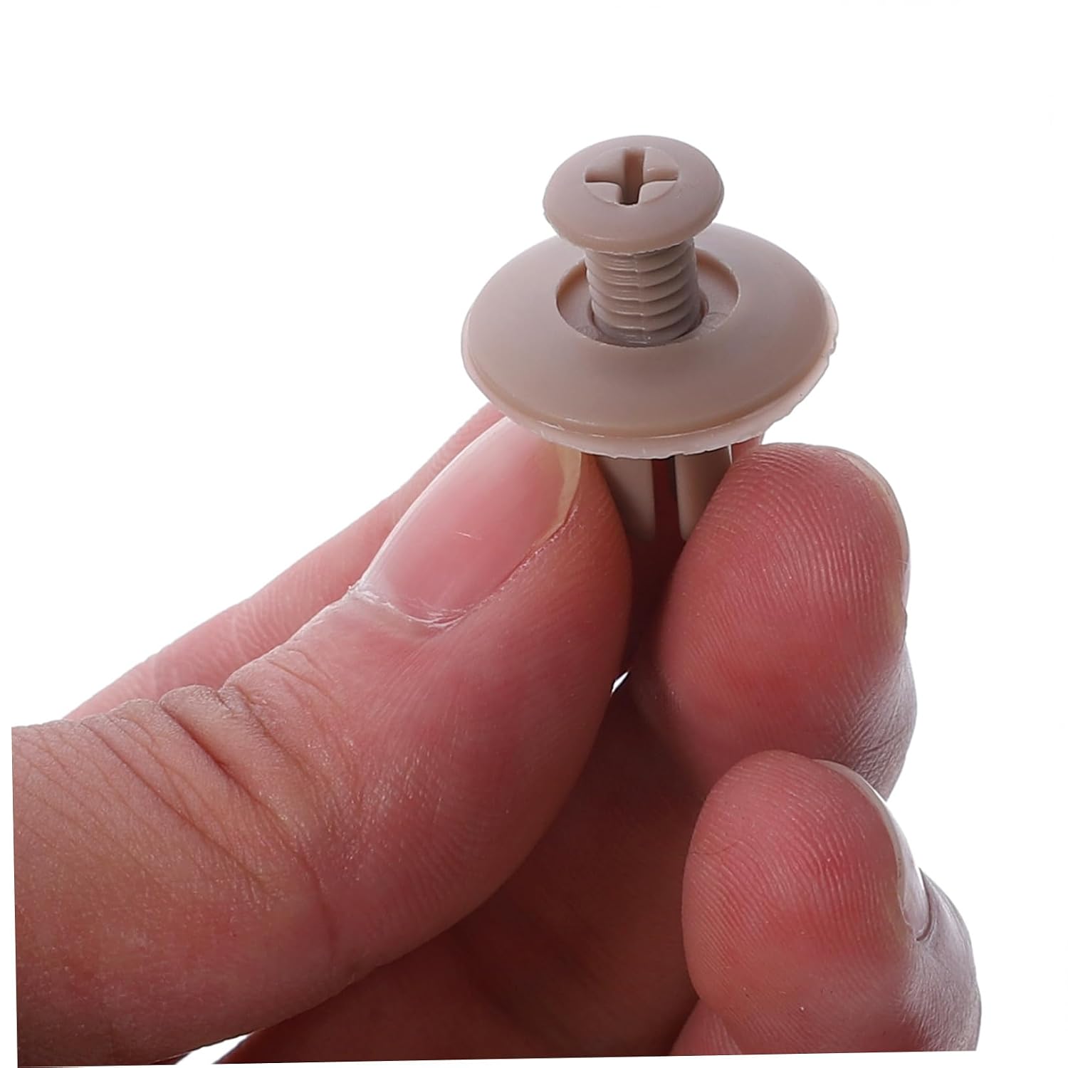 50Pcs Plastic Bumper Retainer Clips for Automobiles, Beige M8