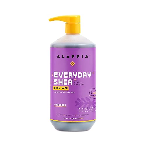 Alaffia EveryDay Shea Body Wash - Gel de ducha que ayuda naturalmente a hidratar y limpiar con aceites naturales manteca de karité neem y aceite de Alaffia EveryDay Shea Body Wash - Gel de ducha que ayuda naturalmente a hidratar y limpiar con aceites naturales manteca de karité neem y aceite de