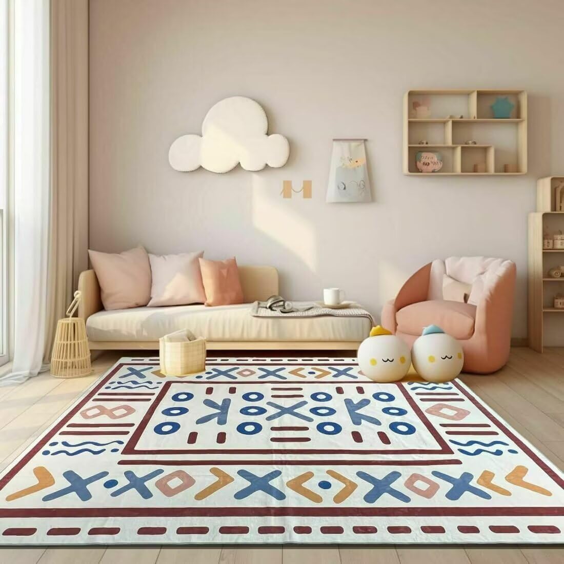 Tapis de jeu antidérapant évite les glissades des enfants 50X70