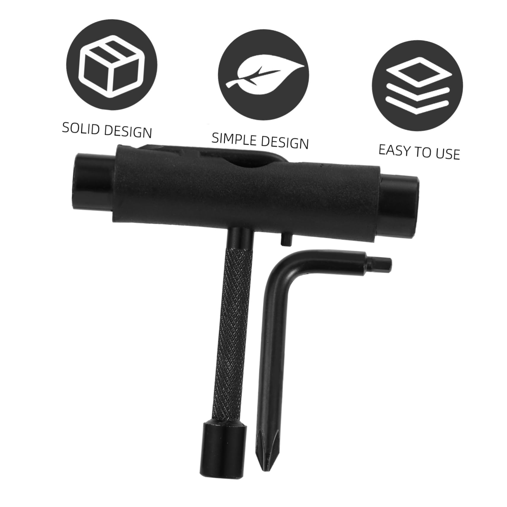 POPETPOP T-Font Tool Wrench Ratchet Skate Tool for Skateboard Training Assembly Portable Skateboard Accessory t Type Wrench