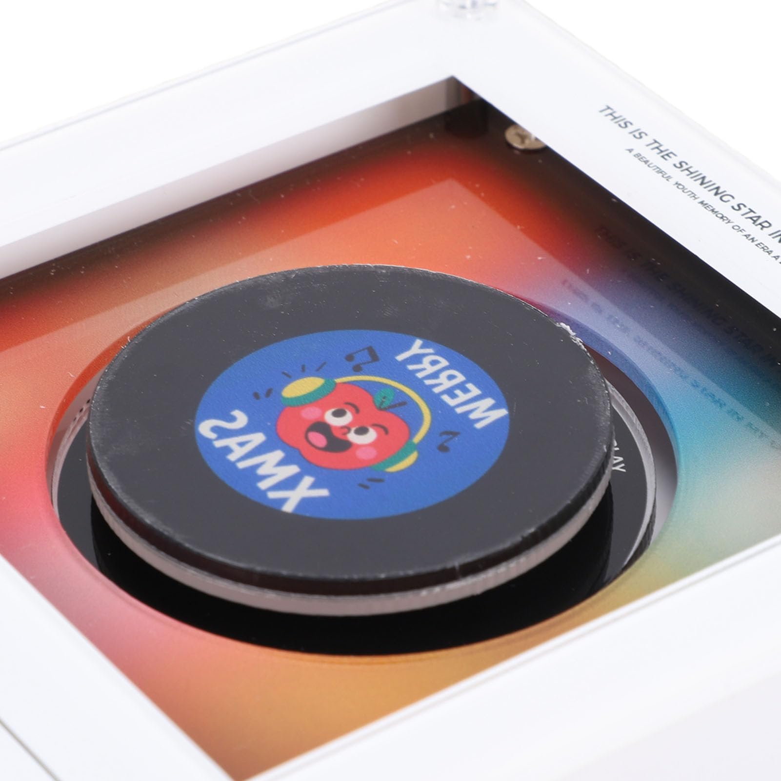 Fdit Lettore Musicale NFC, Magnete da Registrazione retrò con Luce Notturna