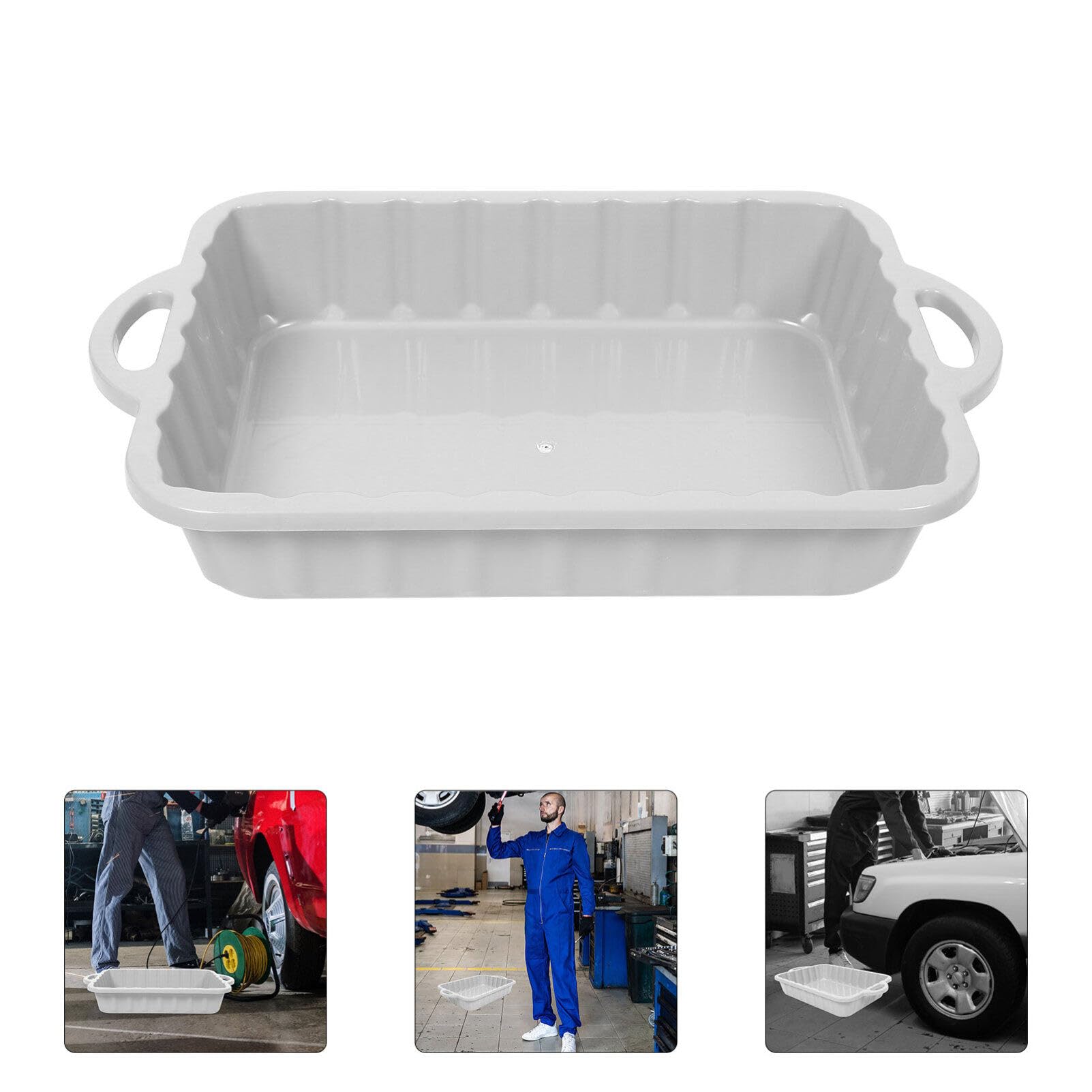 Bac De Vidange D'huile De Voiture Bac De D'huile en Plastique Collecteur De Vidange D'huile Usée Bac De Vidange D'huile pour Changement D'huile Accessoires