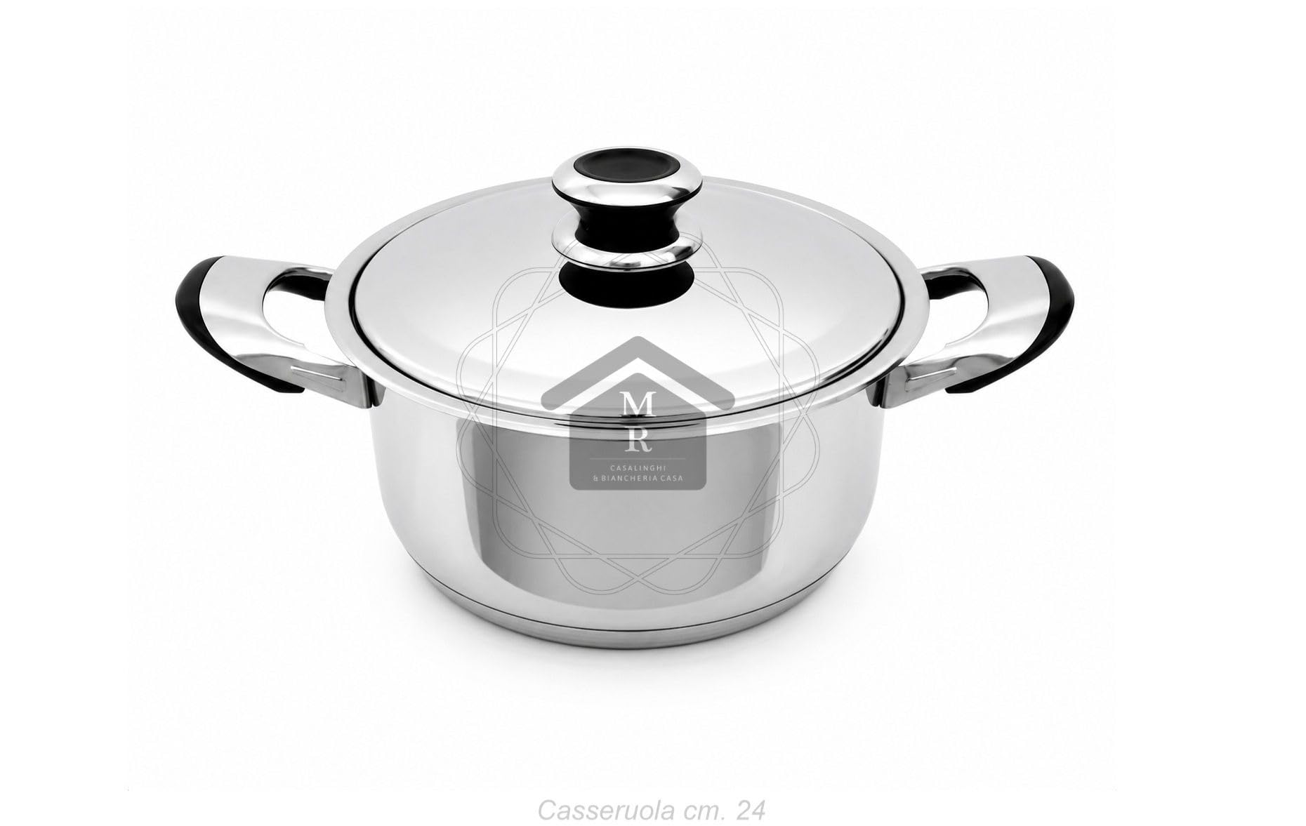 BATTERIA PENTOLE 36 PEZZI ACCIAIO INOX TRIPLO FONDO INDUZIONE BAVARIA OTTINGHER