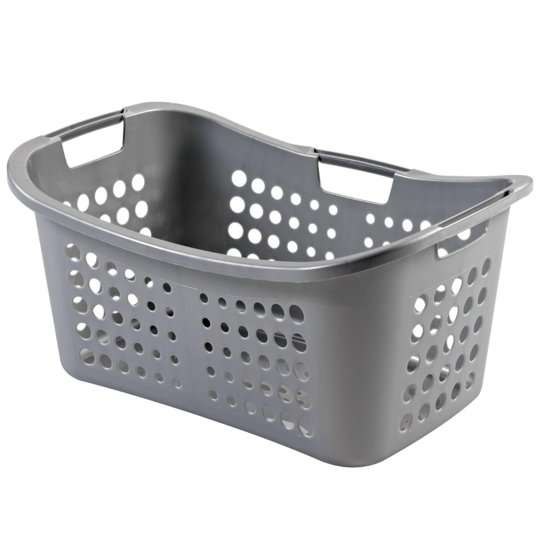 Panier à linge 50L Curver Victor gris pour en finir avec le linge épars
