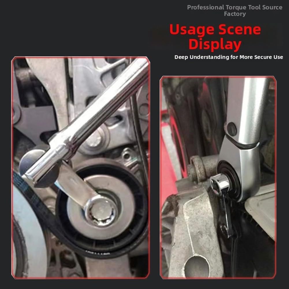 Set di estensioni adattatore dinamometrico, 3/8 Drive Socket Extender, Adattatori in acciaio al cromo vanadio, Accessori chiave dinamometrica SAE, Utensili per alloggiamenti motore automobilistico,