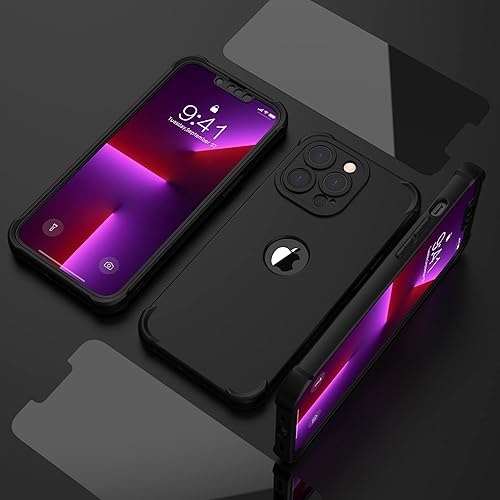 Miniatura 8 de ORETECH Funda para iPhone 13 Pro, con 2 protectores de pantalla prueba de caídas de grado militar de 15 pies protección de cámara 360 a prueba de