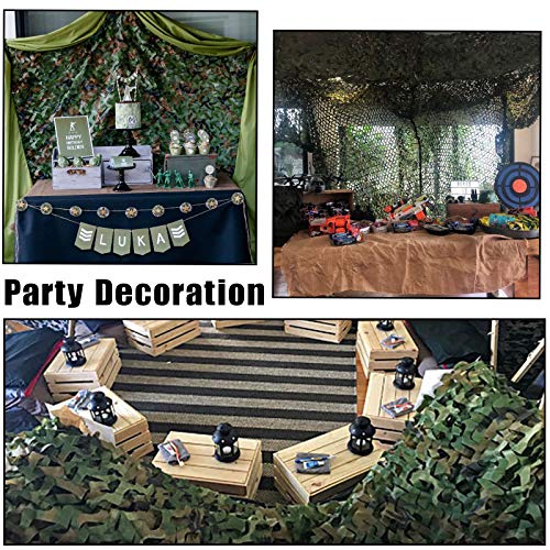 Image of Camo Netting, Camouflage Netting, Hunting Blind Camo Net, Army Party Decorations, Sunshade Fence Nets, Lightweight for Camping, Shooting, Photograph, Car Cover, Outdoor