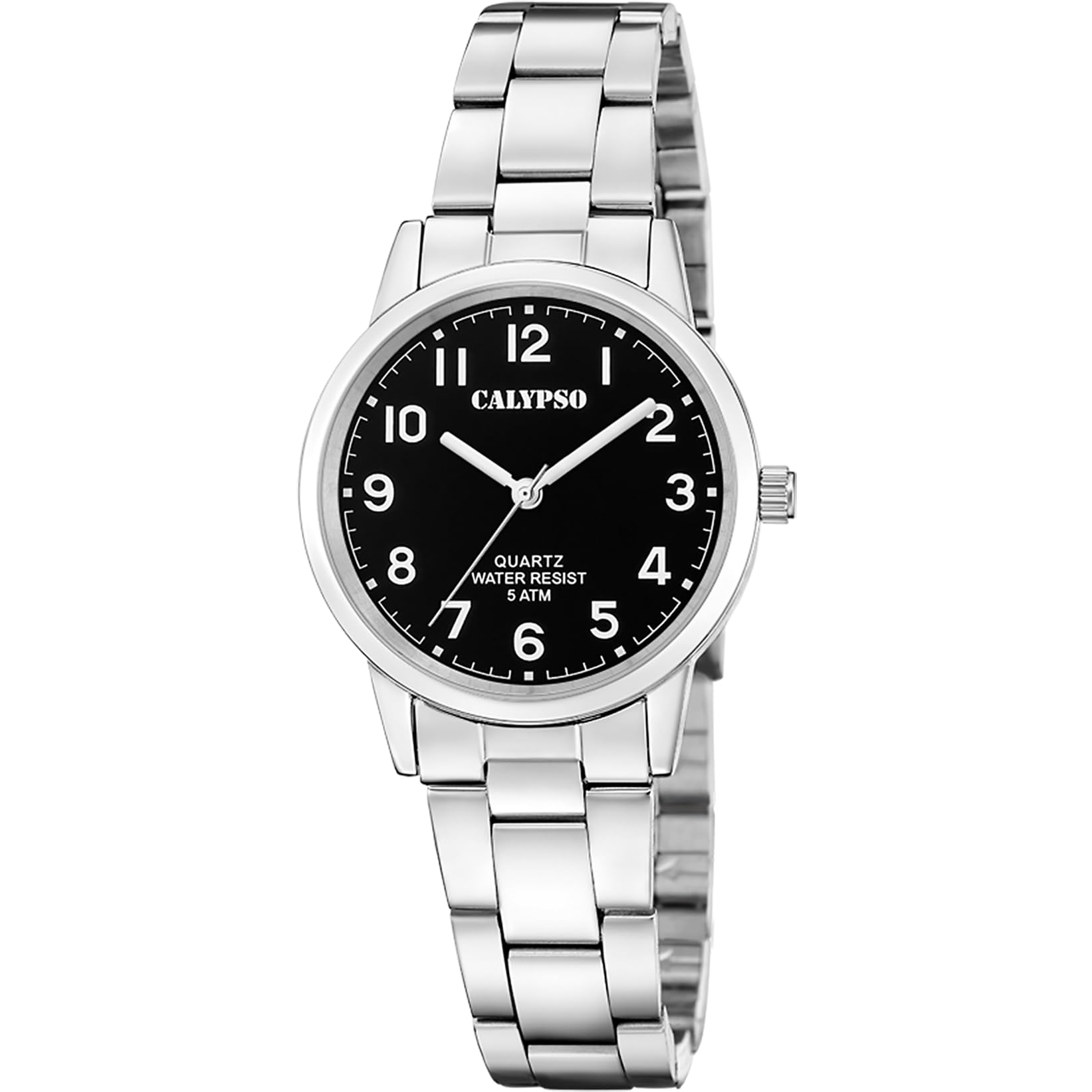 Calypso Women's Stainless Steel Dress Watch K5859 in Black