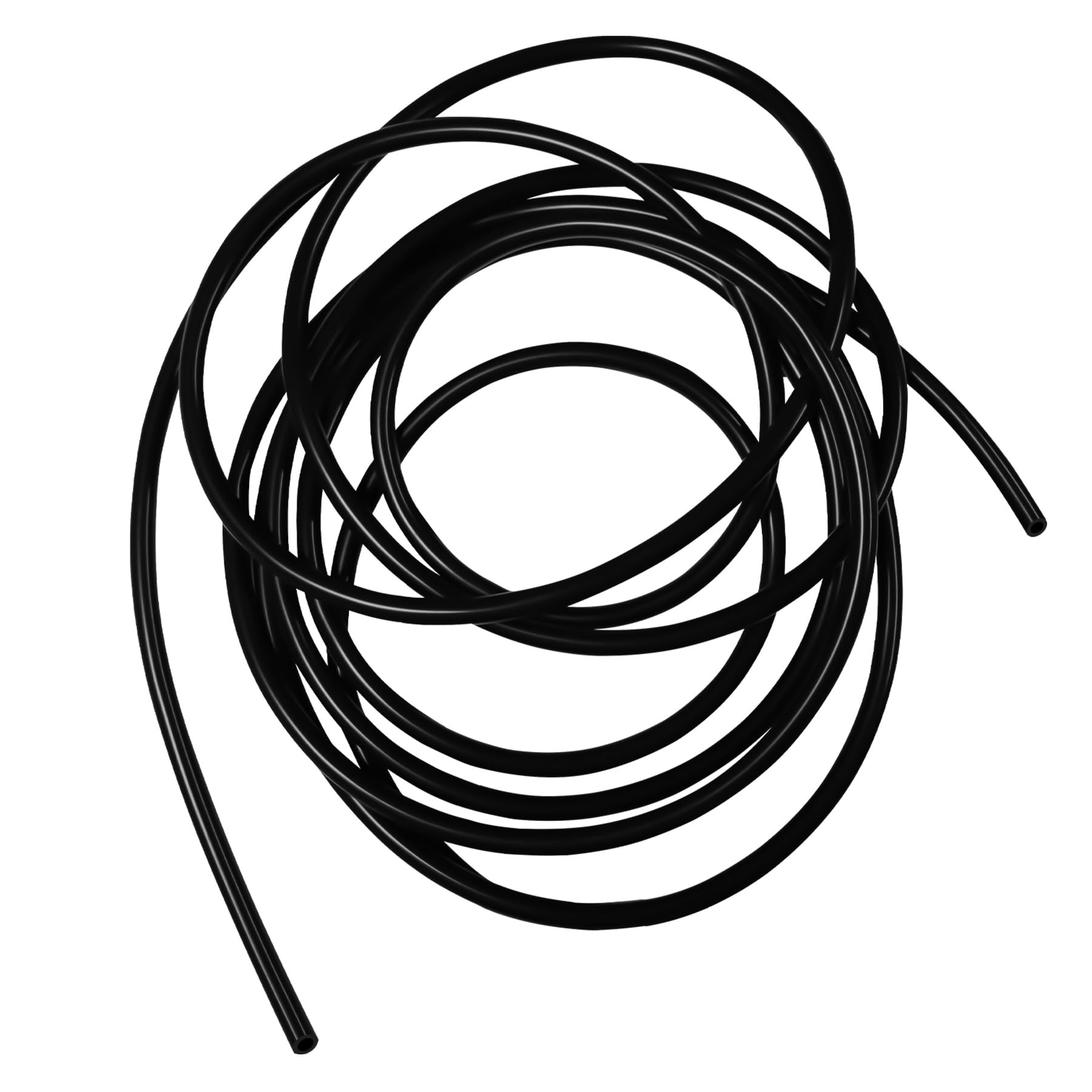 iMeistek Flexible Silicone Tubing, 5mm ID x 8mm OD 7m Length Silicone Hose for Aquarium Pumps and Air Hoses,Black
