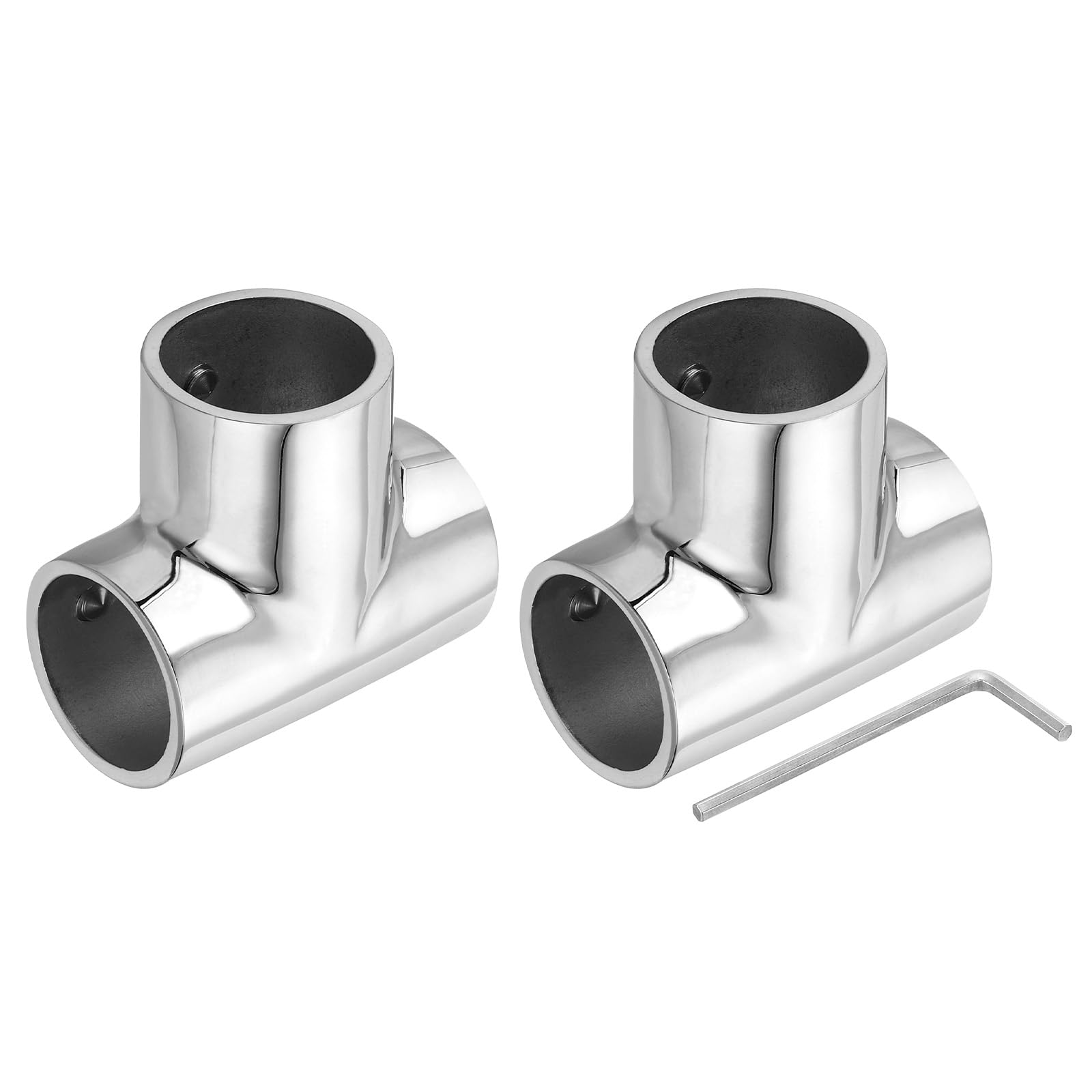 Embut De Main Courante Bateau En Inox 316 – Pour Tube 22 Mm – Finition Miroir – Résistant à L'Eau De Mer - 2
