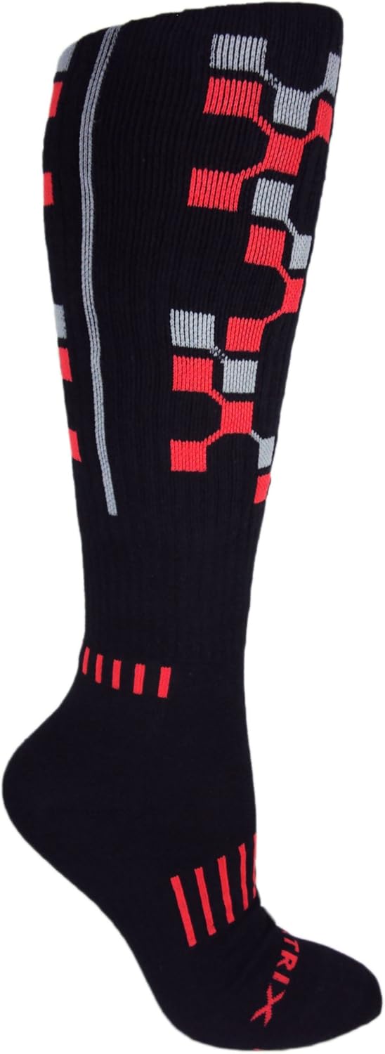 MOXY Socks 3-Pack The Matrix Deadlift Fitness Knee-High Socks – Compression Lifting Socks for Men & Women – Shin Protection, Locked-In Fit, and Durable Gym Performance