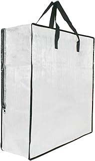 GONGKANGYUAN 25 Gallon Large Clear Storage Bags with Zipper and Handles, Blanket Bags for Closet Storage, Underbed Storage Organizer for Clothes Pillow Bedding Christmas Wreath