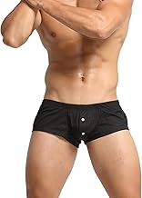 BEEMEN SEOBEAN Men's Boxer Shorts - Low Rise Non-Stretch Mini Fit Trunks Underwear, Pack of 1