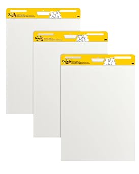 Post-it Super Sticky Wall Easel Pad, 25" x 30", 20 Sheets/Pad, 3 Pads/Pack 559VAD20 3PK