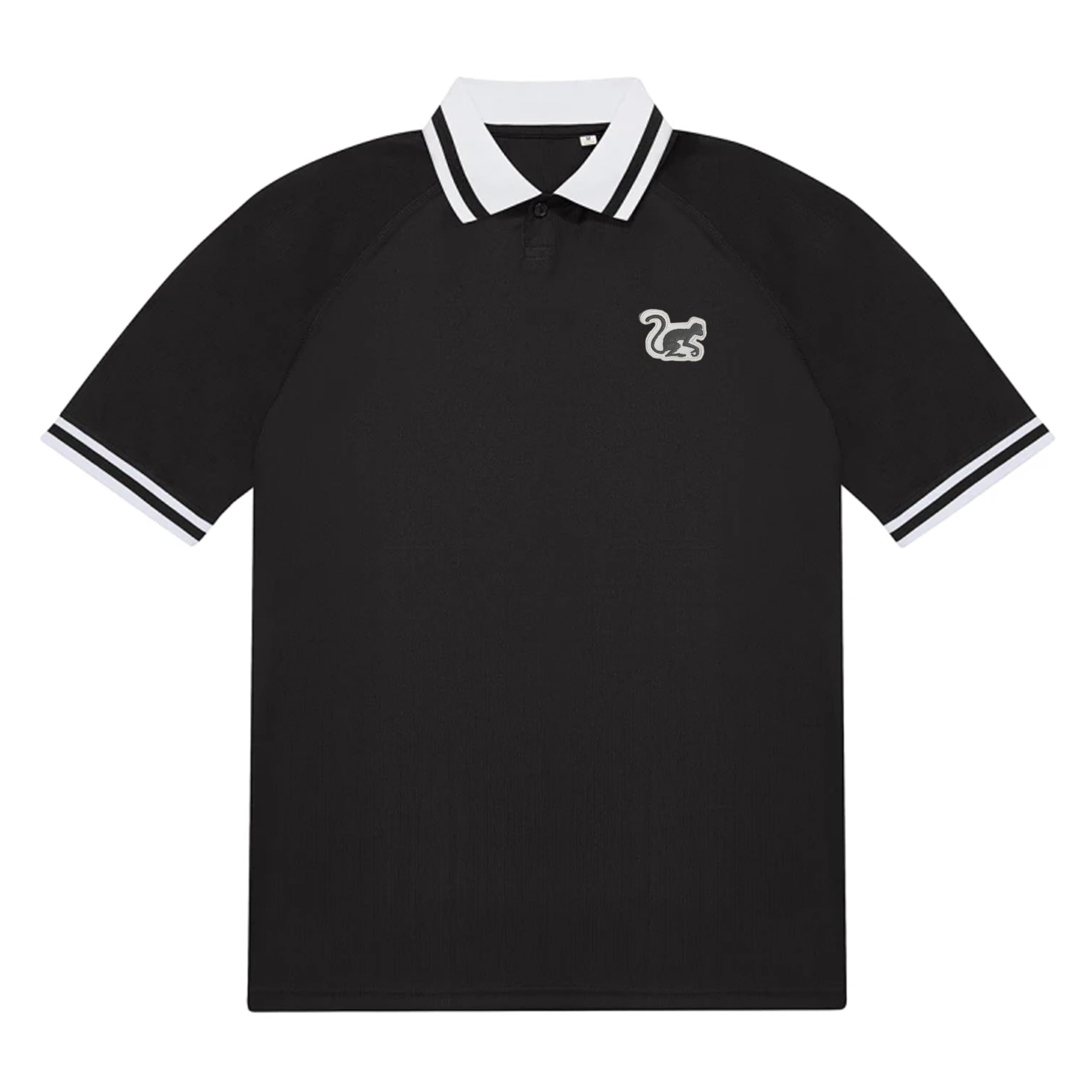 Surf Monkey Oversized Football Polo Shirt - Oddychająca - Recykling - Męska/Damskie
