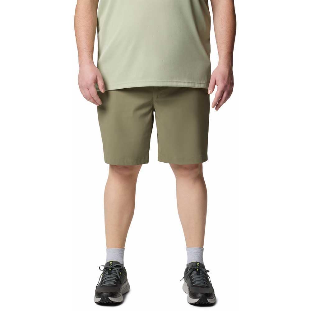 Columbia Men's Tech Trail Utility Short, Hiking Shorts, Stone Green, W34/L7