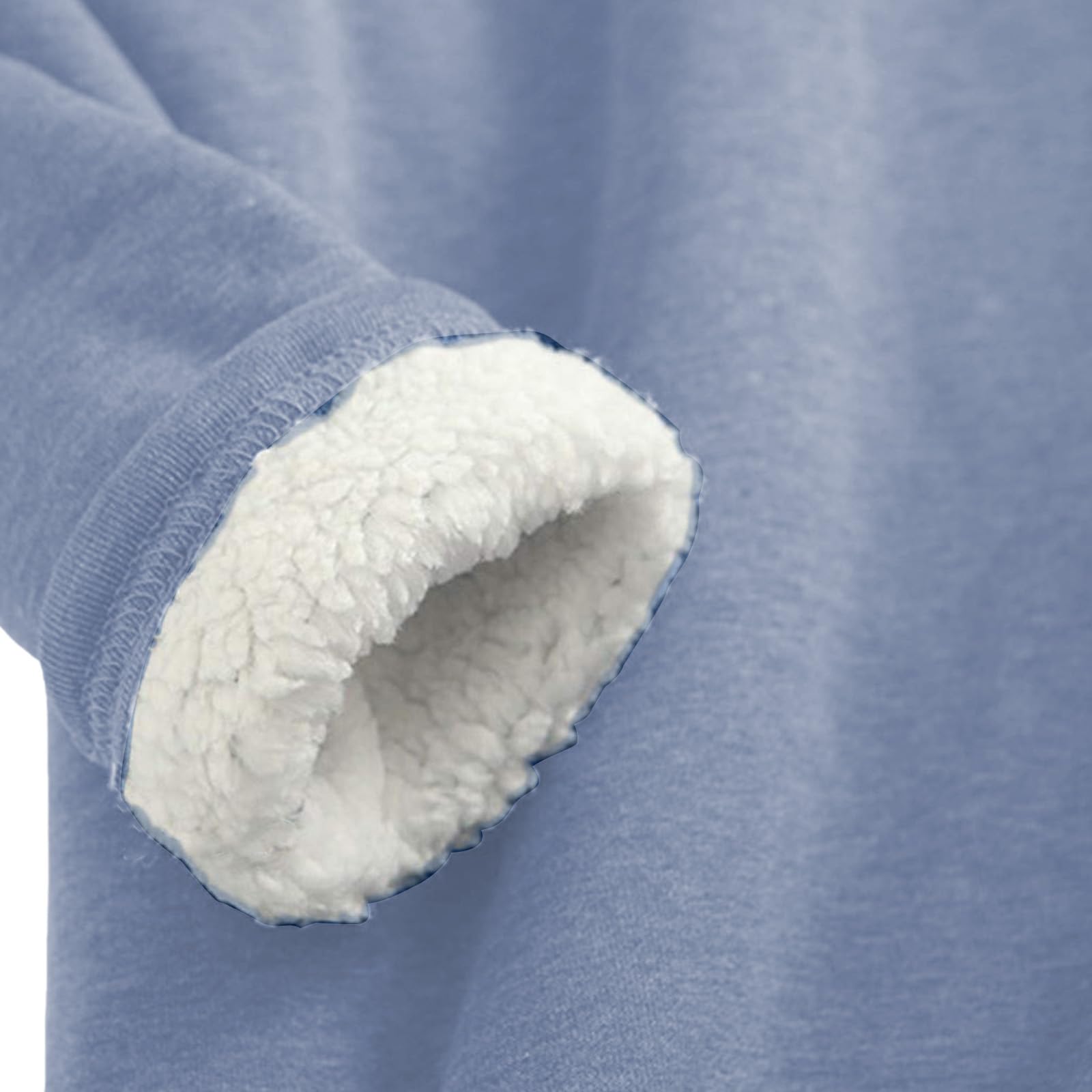 Conjunto de Pijama de Sudadera y Pantalones con Forro para Mujer para Calidez Invernal con Traje de Felpa Tops cómodos y Holgados Ropa de Estar por casa cálida de Invierno para Mujer