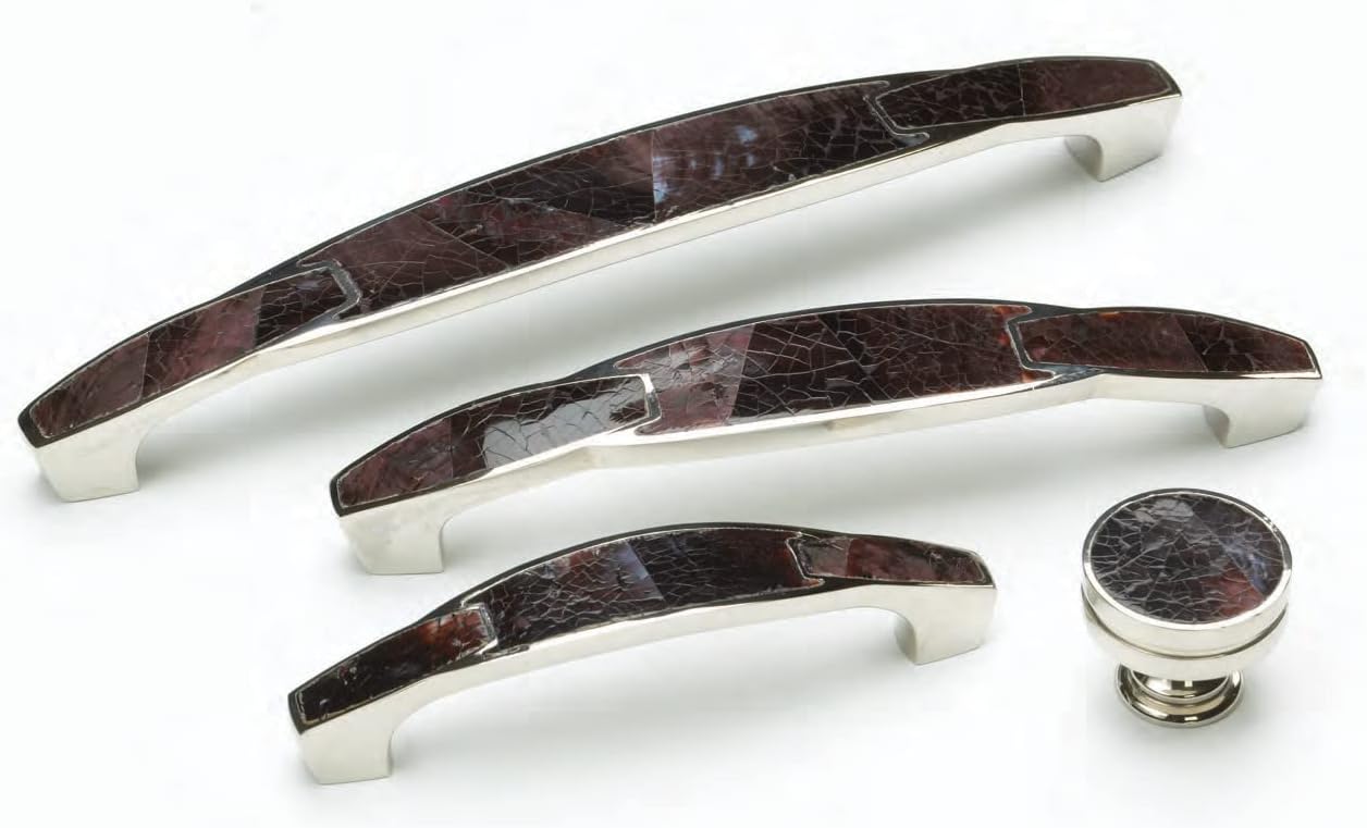 Schaub Mother of Pearl Collection 1-3/8 in. (35mm) Knob, Polished Nickel - 990-MOP/PN