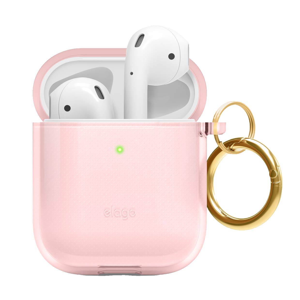elago AirPods ケース クリア カラビナ付き Amazon | 【elago】 AirPods 対応 ケース クリア カラビナ 付き 耐衝撃