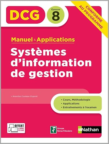 Systèmes d'information de gestion - DCG 8 - Manuel et applications