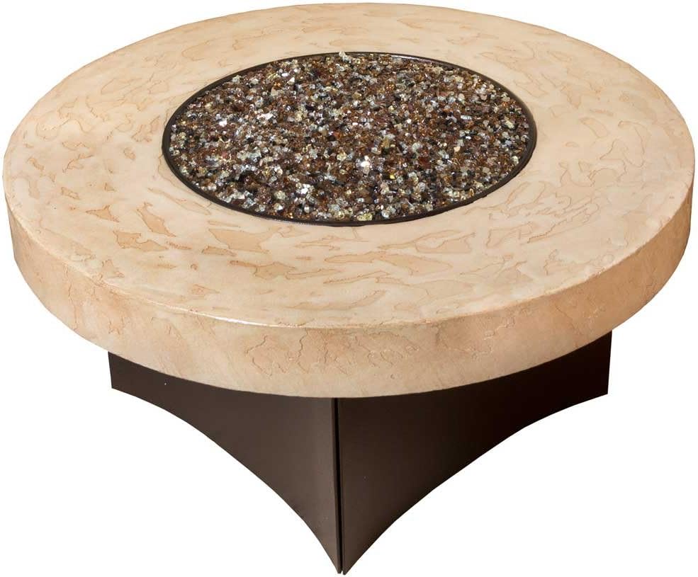 Oriflamme Fire Pit Table Gas Fire Pit 38" Tuscan