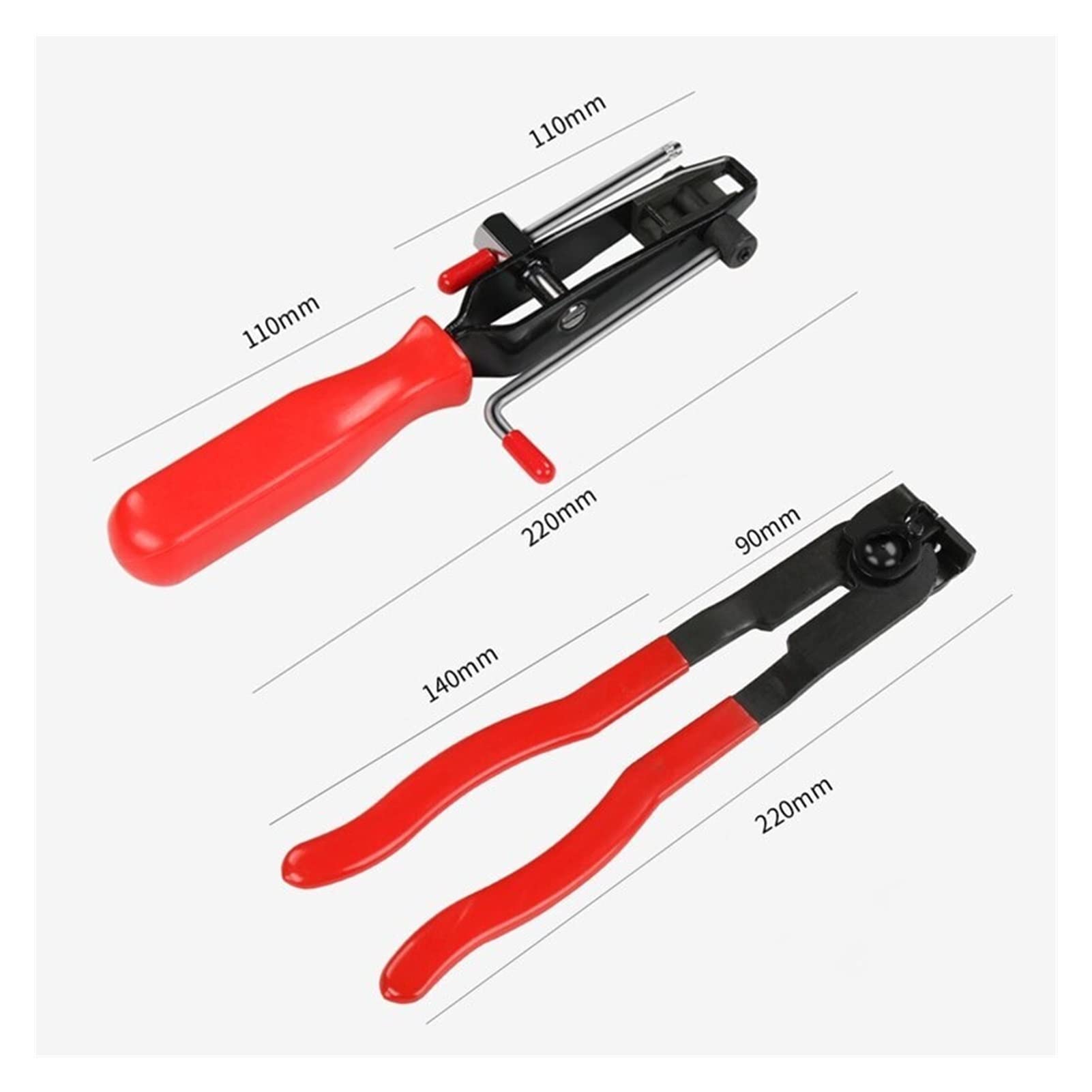 Pasuje dla Cv. Wspólnik startowy zaciski szczypce wielofunkcyjne zespołu pasmowe narzędzie ręczne Cv. Wspólne zaciski boot Colling Car Banding Tool (Color : 2Pcs)