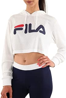 sudadera fila mujer blanca