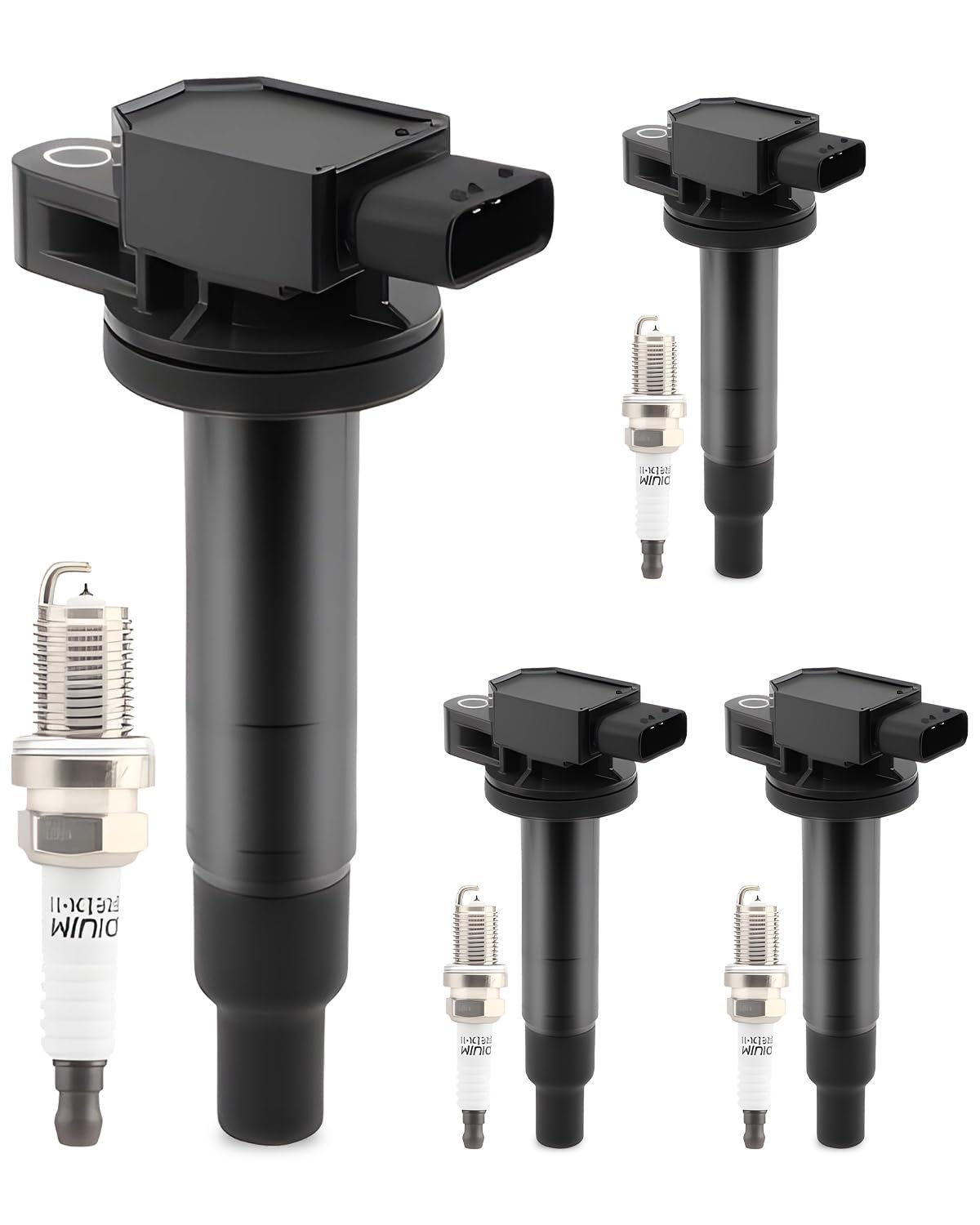 Amazon.com: HQPASFY Ignition Coil Pack UF316 & Iridium Spark Plugs