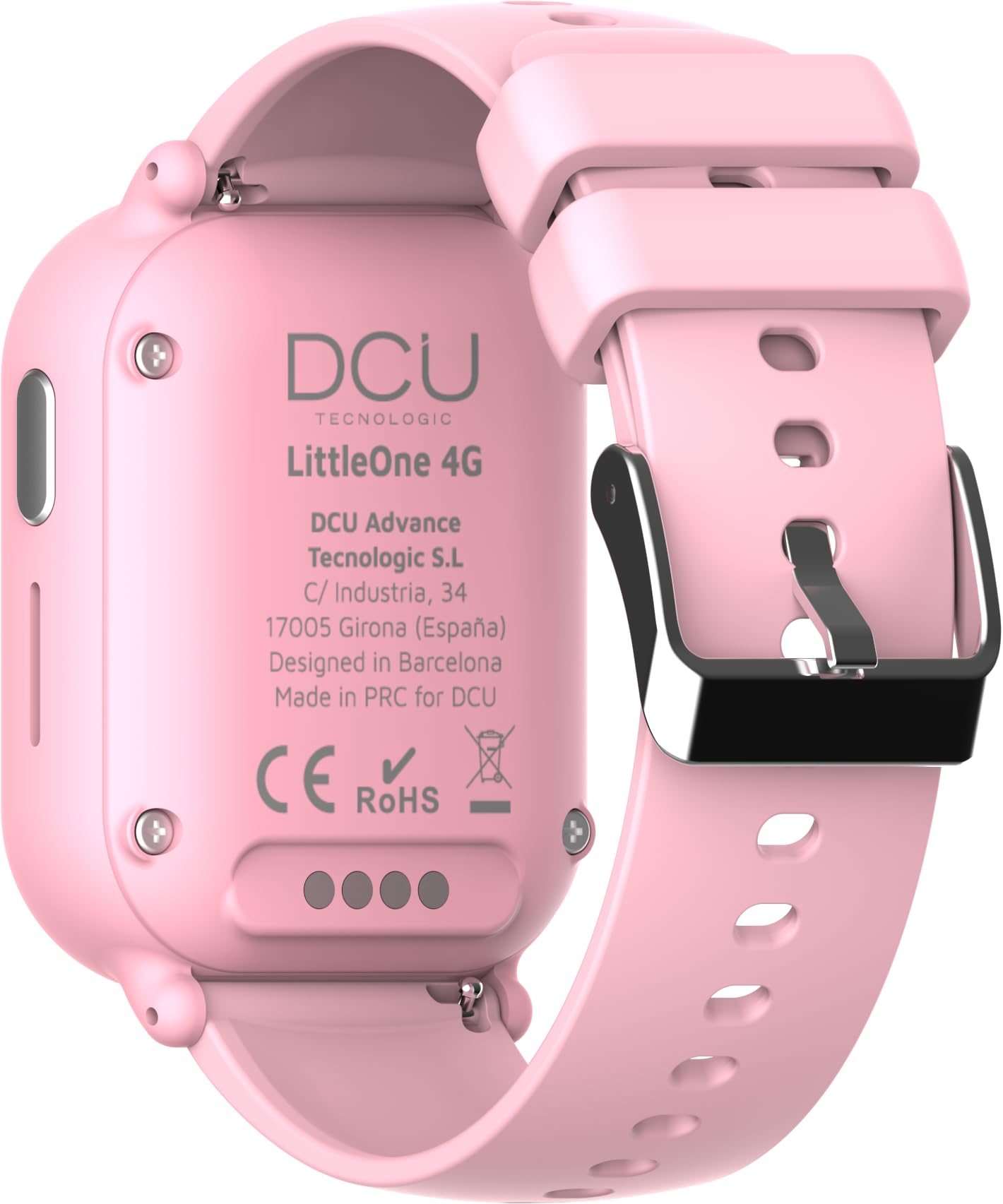 DCU TECNOLOGIC Smartwatch para niños y niñas LittleOne 4G Función de Llamadas y videollamadas | Localización en Tiempo Real | Mensajes de Voz | Juegos | Tamaño reducido para niños