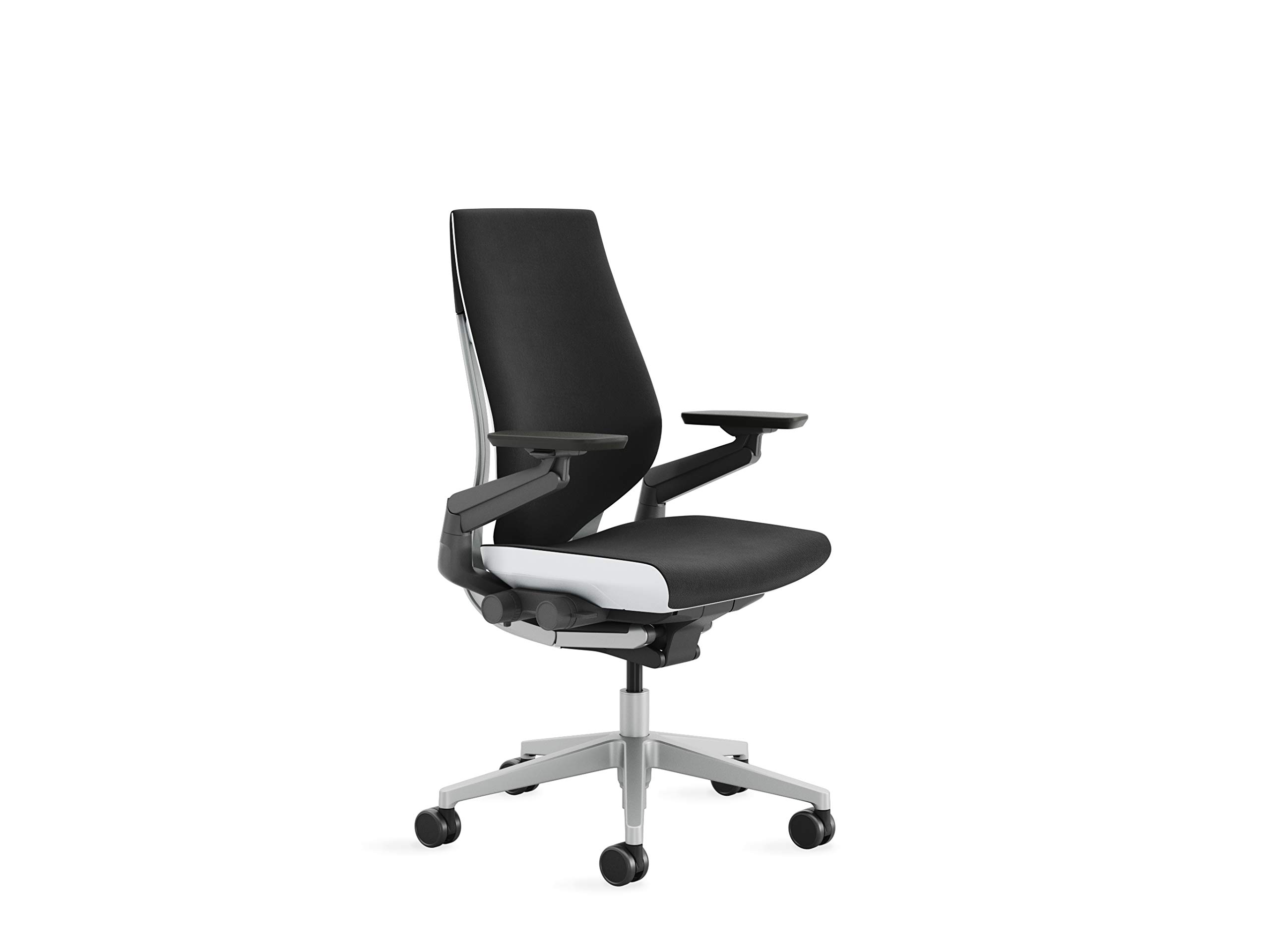 Steelcase Gesture Office Chair Cogent Connect Licorice Fabric, Low