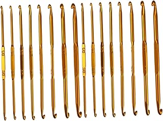 COHEALI 2 Peças 8 1 Agulhas De Crochê Tunisianas Kit De Tecelagem Tapete Trançado Agulhas De Crochê De Cabeça Dupla Agulha Tecida À Mão Agulhas De Crochê Tunisianas Acessórios De Crochê