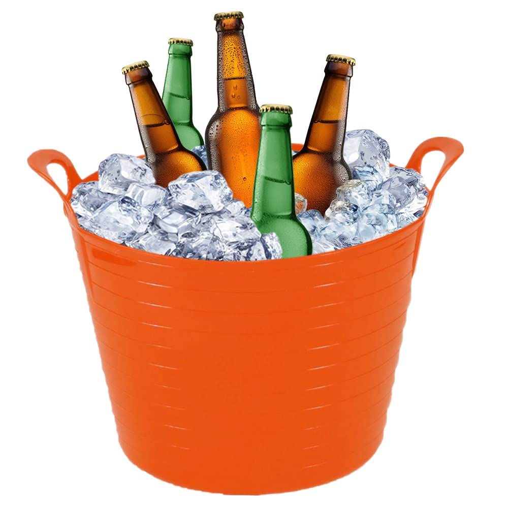 Pack Of 5-26/42/75 Litre Flexi Tubs - Multipurpose Flexible Coloured