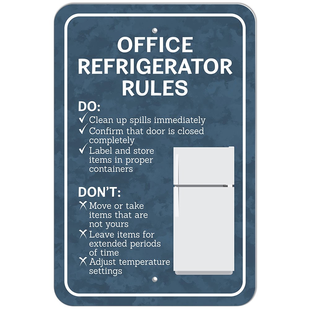 amazon-com-plastic-sign-office-refrigerator-rules-6-x-9-15-3cm-x-22-9cm-office-products for Free Printable Refrigerator Clean Out Sign Amazon.com : Plastic Sign Office Refrigerator Rules - 6