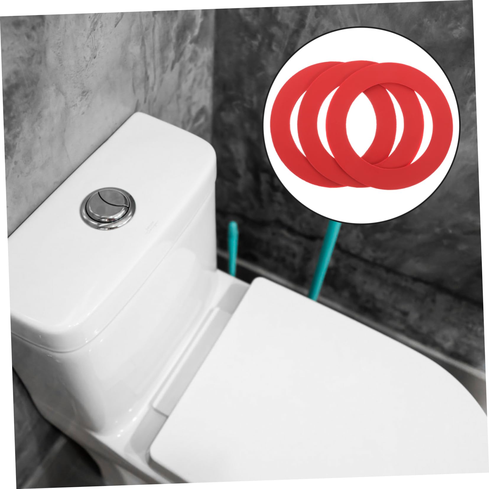 HOMSFOU 12stücke Toilettenspülkasten Dichtungen Robuste Gummidichtungen Für Wasserspeicher Einfache Installation Für Reparaturen Und Ersatzteile Für Toiletten