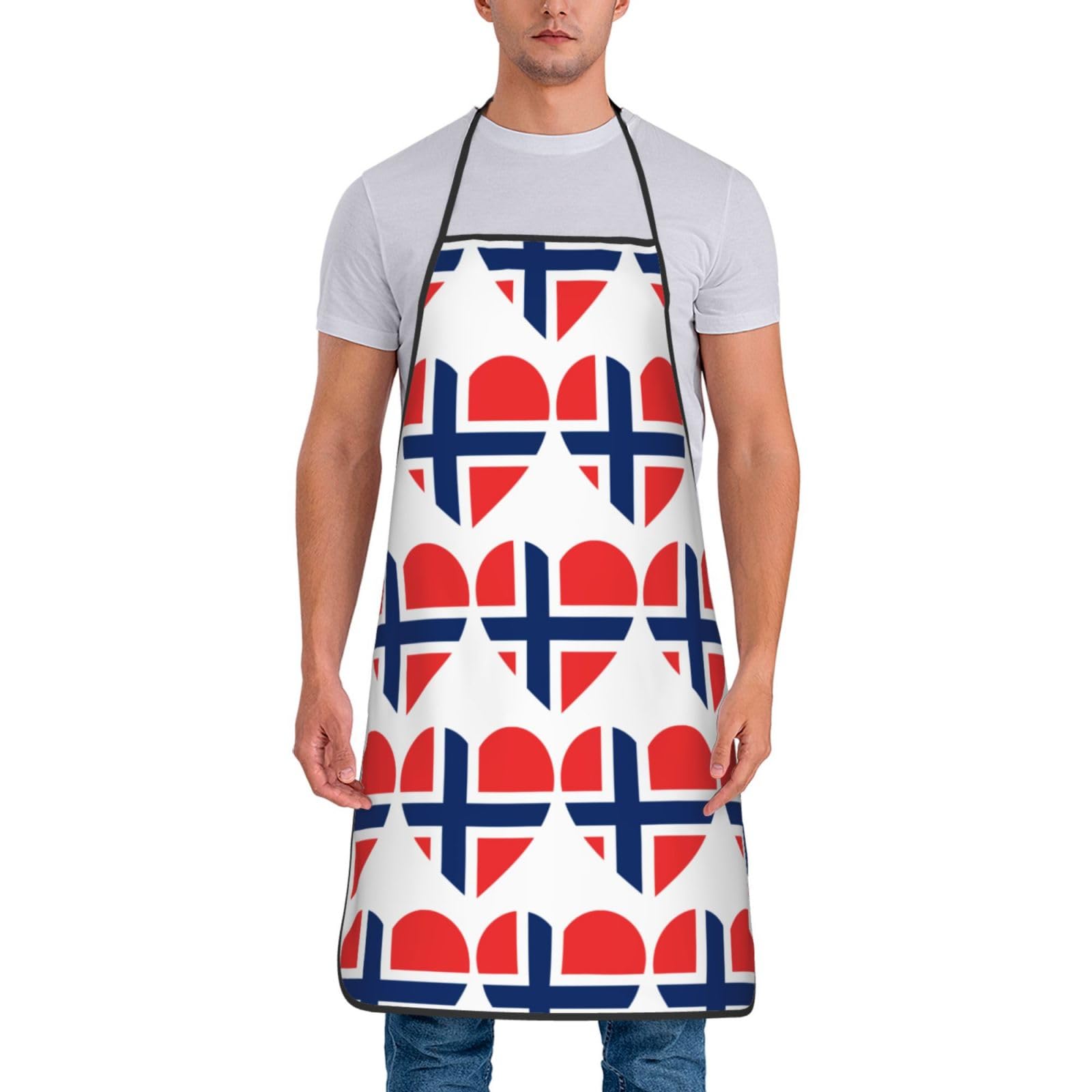 Tablier de cuisine unisexe avec drapeau écossais pour homme et femme