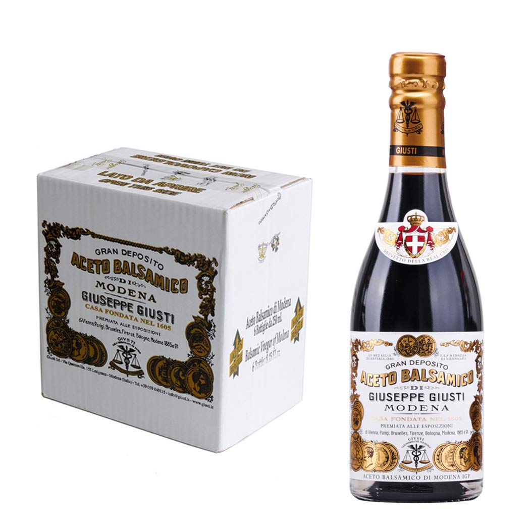 Aceto Balsamico di Modena IGP 2 Medaglie Oro "Il Classico" 250 ml x 6