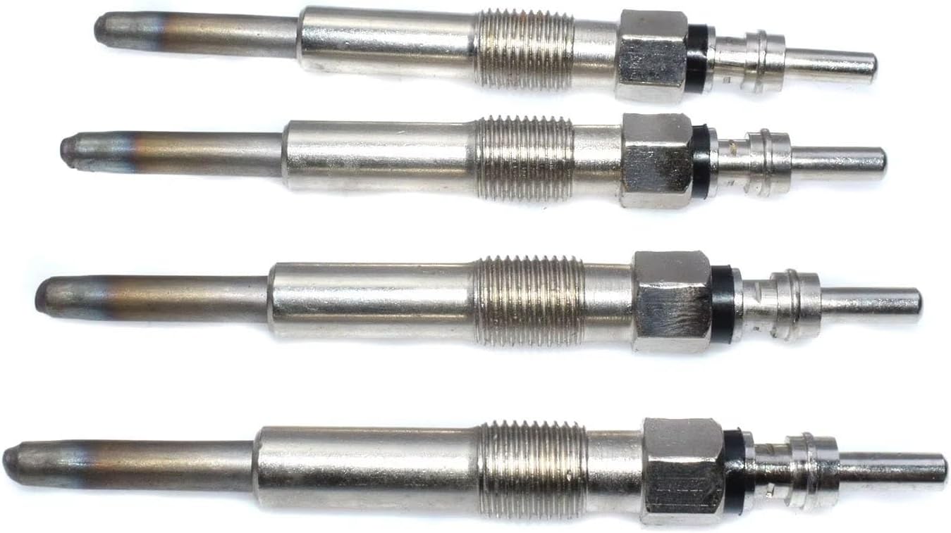 Compatible With VW For Jetta For TDI 1997 1998 1999 2000 2001 2002 2003 4Pcs N10140102 Car Engine Auxiliary Glow Plugs Glow Heater Plugs