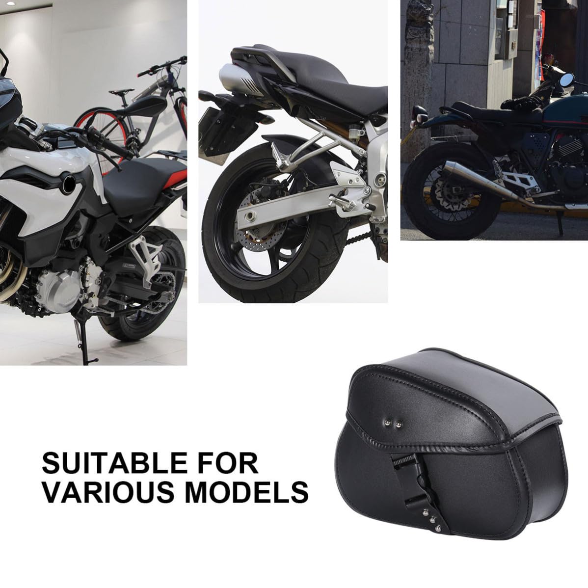 ifundom Borsa da Appendere alla Moto in Pelle Pu, Coppia