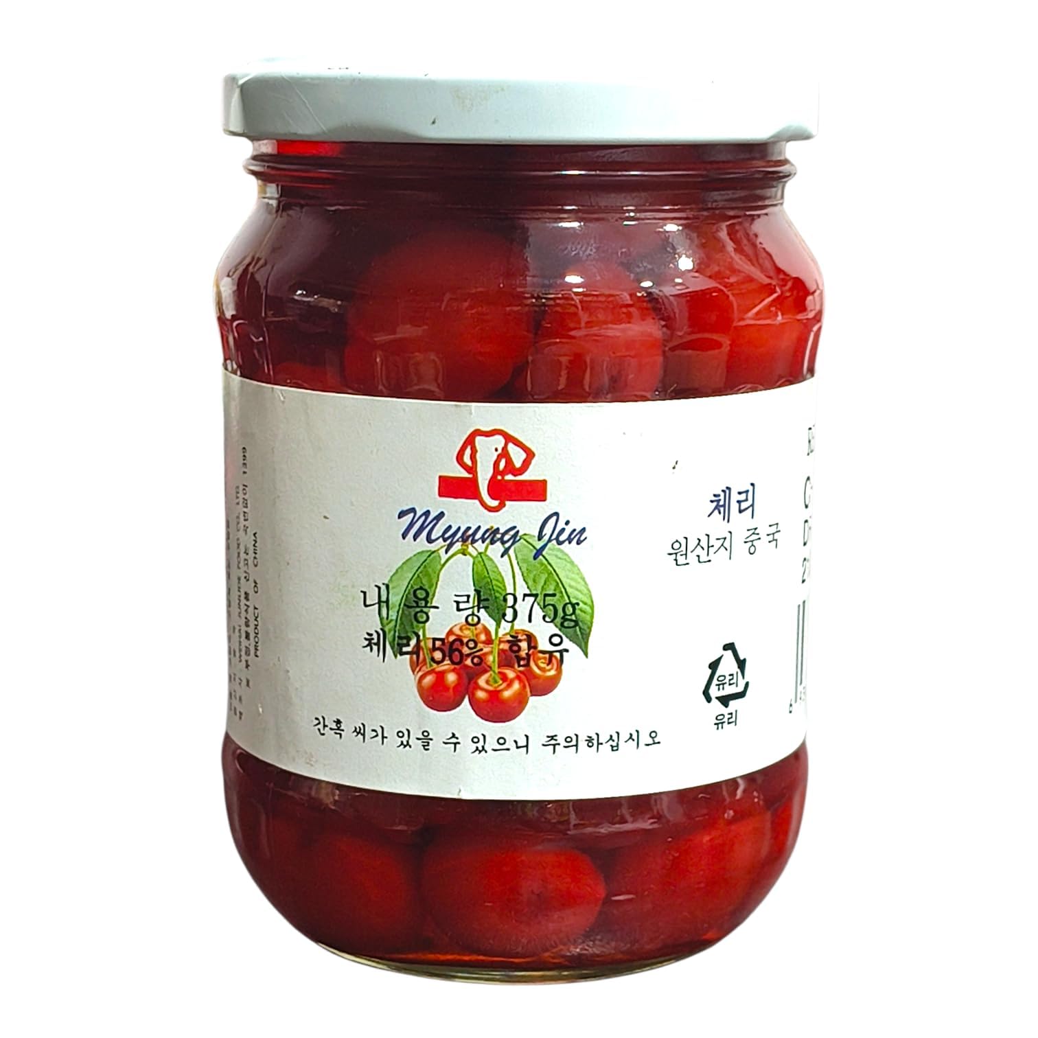 Myung Jin Red Cherry 375gm (210g Drained Weight) | Sweet Pitted Cherries for Cocktails, Desserts, Mocktails and Baking | Premium Topping & Garnish | Ready to Eat Fruit Preserve-image-29