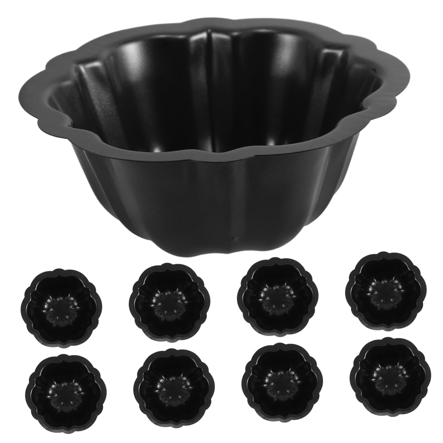 BESTOYARD 10 Piezas Molde para Pastel de Cocina Molde para Hornear Casa para Hornear y Bizcochos para Fiestas y Postres de Horno Pasteles