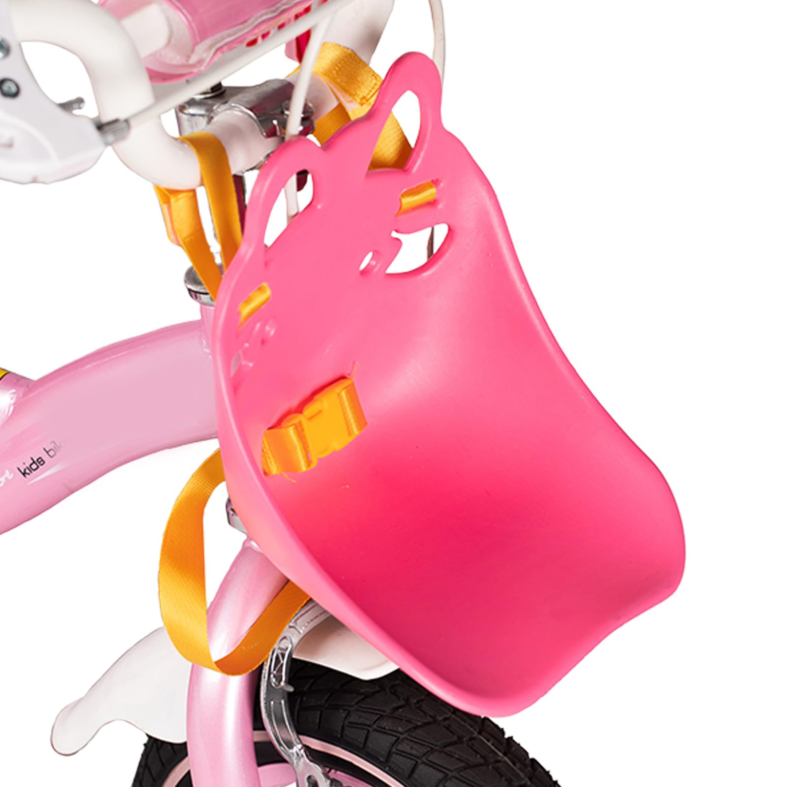 Doll Bike Seat, Bike Seat for , Adjustable Decorative Toy Carrier with Safety Strap, Fun Toy Bicycle Attachment Seats for Kids Girls Boys Outdoor Riding Scooter Playtime Present — view 7
