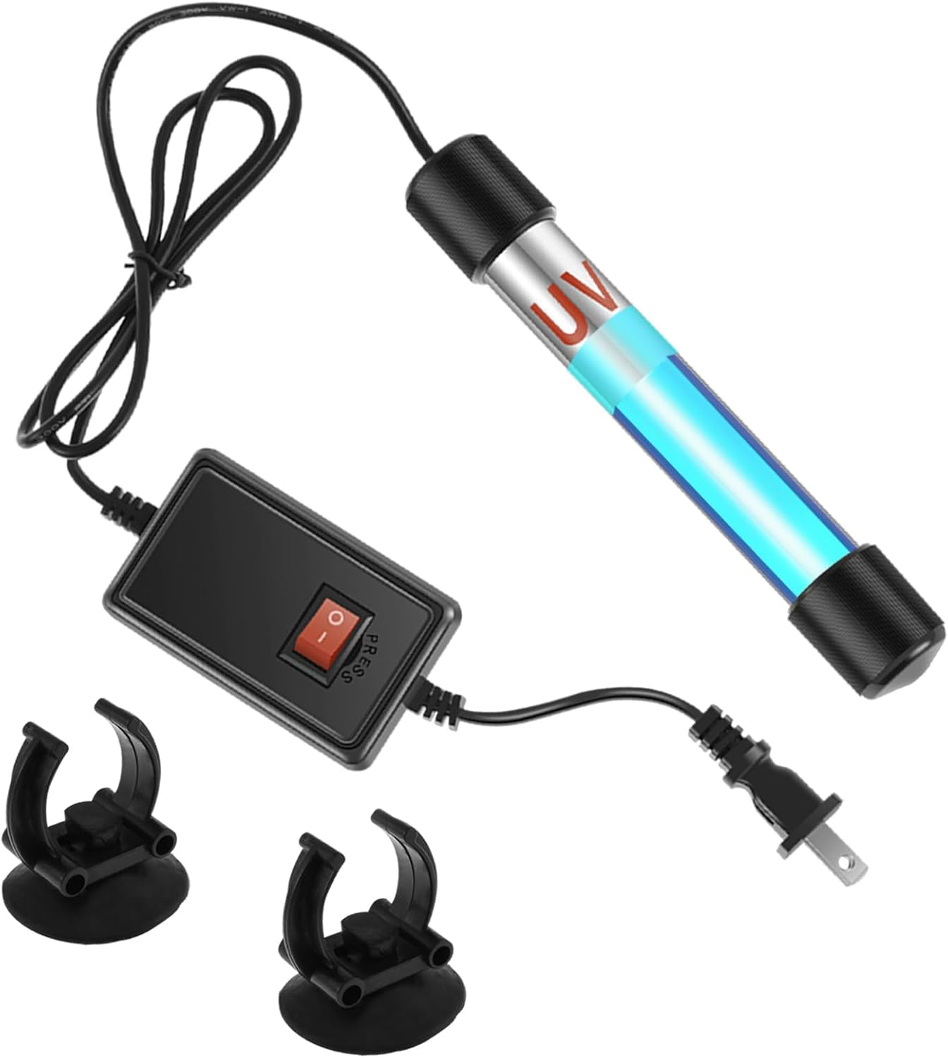 KTZCTPCA Aquarium Clean Light, UV Sterilizer Green Algae Clean Lamp