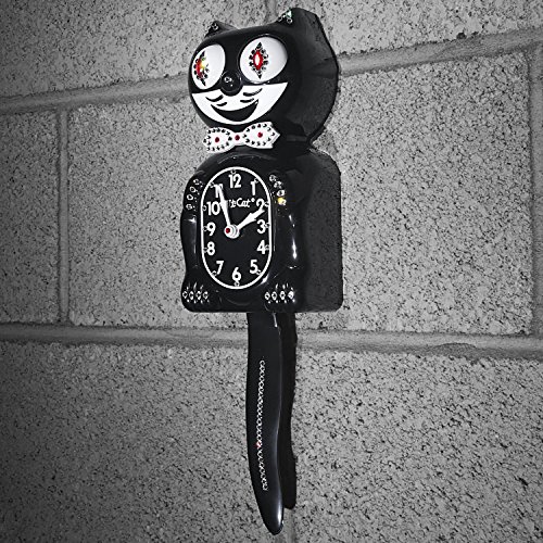 Kit-Cat Clock Black Official Jeweled