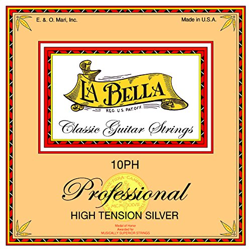 La Bella 10PH High Tension Silver Classical Guitar Strings