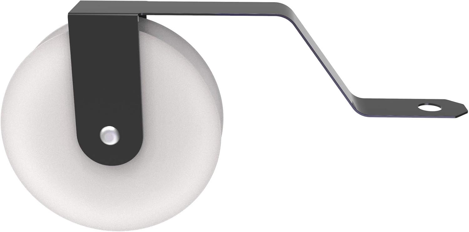 Brixwell 10396 White Spring Roller Assembly Nylon Wheel For Sliding Screen Door