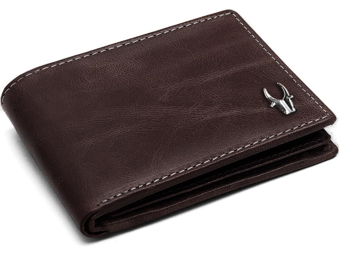 WildHorn Olive Leather Men's Wallet (WH2050) (Brown Crunch)